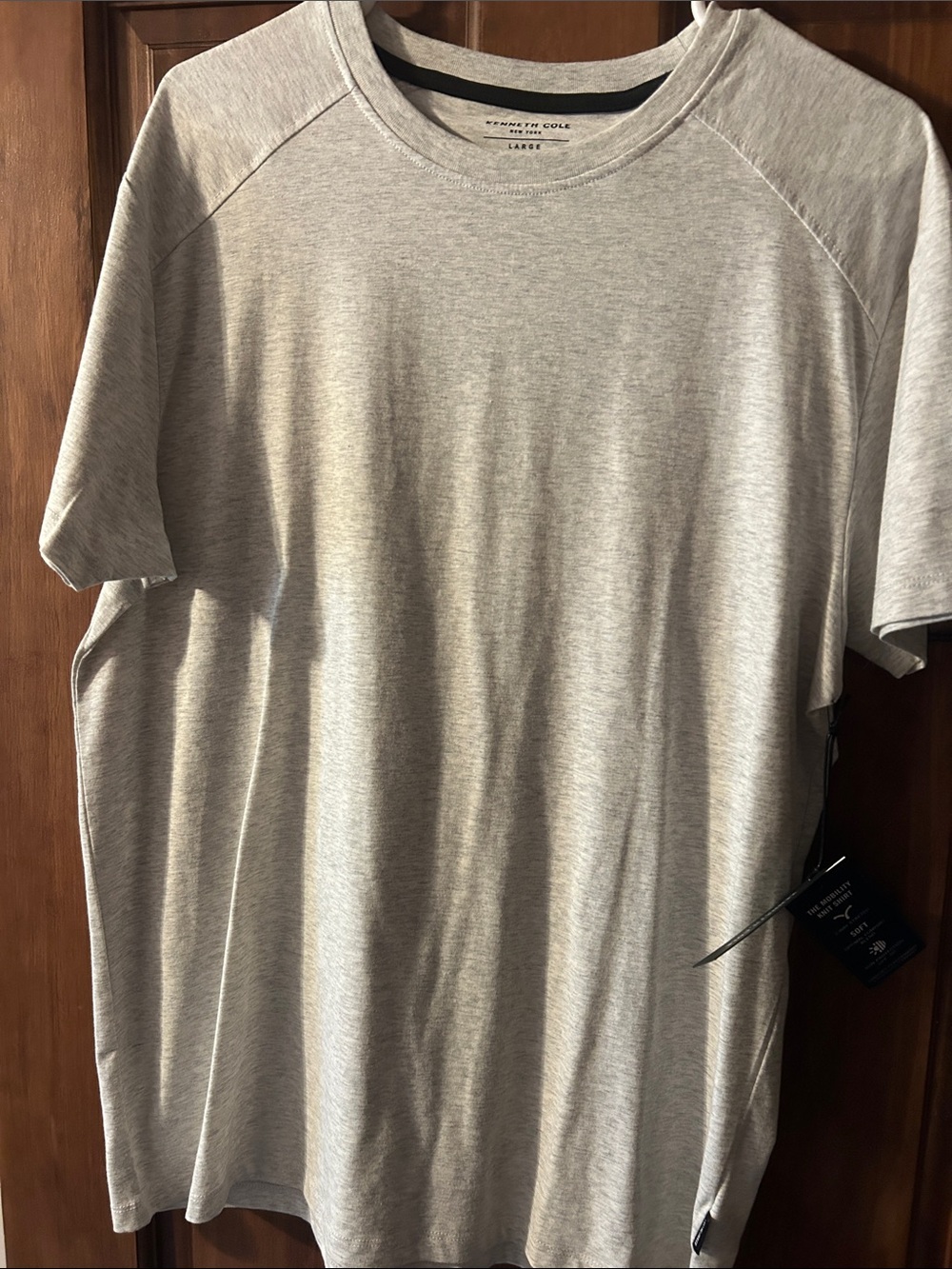 Kenneth Cole Light Heather Gray Short Sleeve Crew Tee